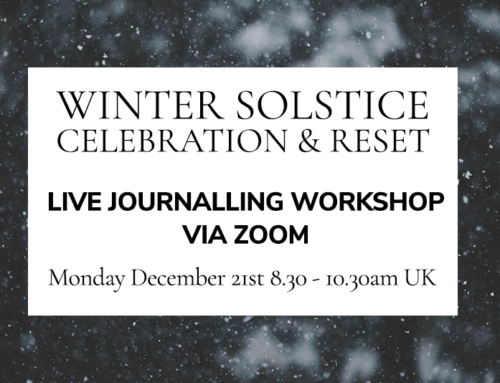 WINTER SOLSTICE JOURNALLING CELEBRATION AND RESET